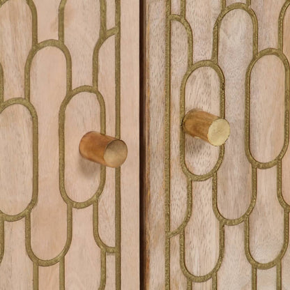 Side Cabinets 3 pcs 60x33x75 cm Solid Wood Mango