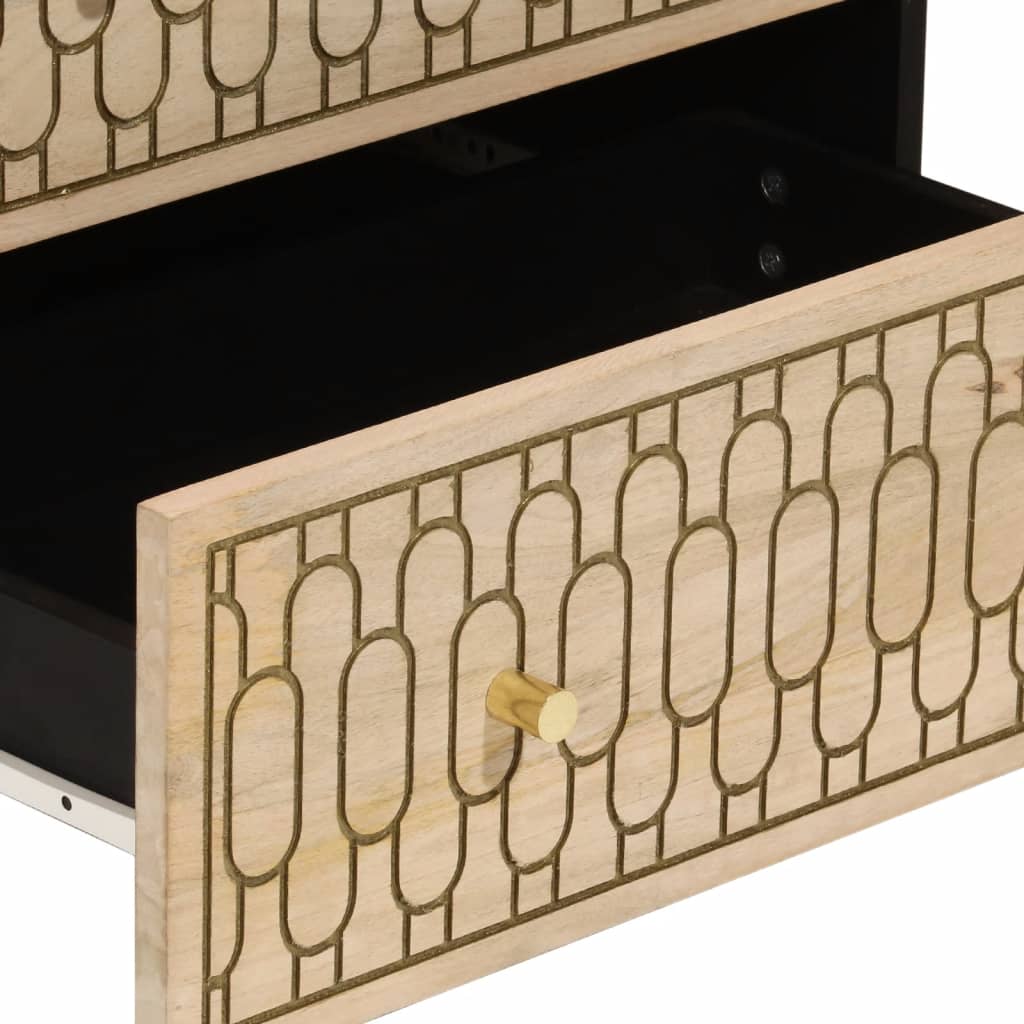 Side Cabinets 3 pcs 60x33x75 cm Solid Wood Mango