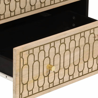 Side Cabinets 3 pcs 60x33x75 cm Solid Wood Mango