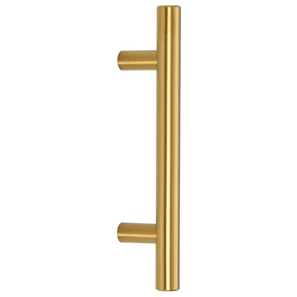 Cabinet Handles 10 pcs Gold 64 mm Stainless Steel