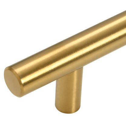 Cabinet Handles 5 pcs Gold 224 mm Stainless Steel