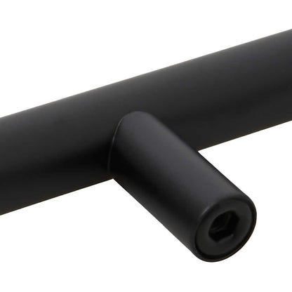 Cabinet Handles 10 pcs Black 160 mm Stainless Steel