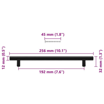 Cabinet Handle | Set of 5 | Black