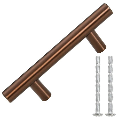 Cabinet Handles 10 pcs Bronze 64 mm Stainless Steel