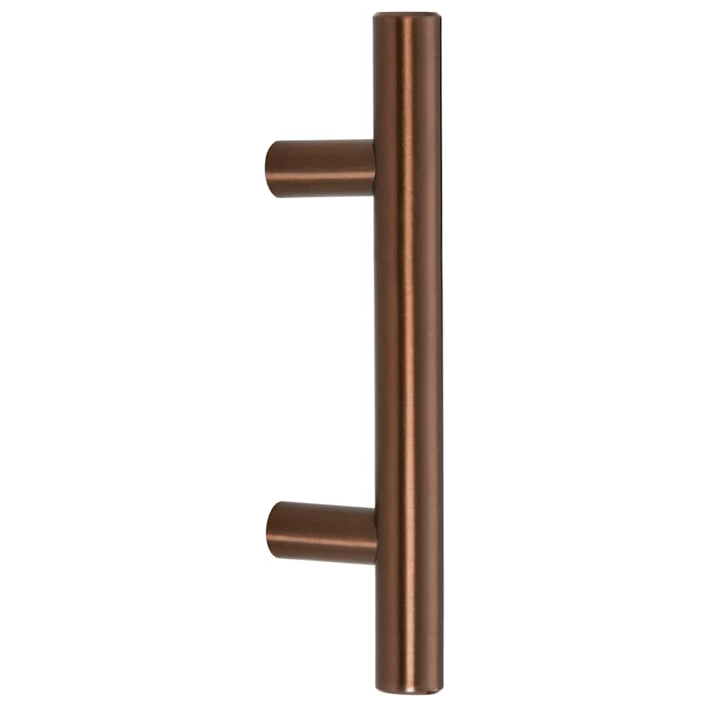 Cabinet Handles 10 pcs Bronze 64 mm Stainless Steel