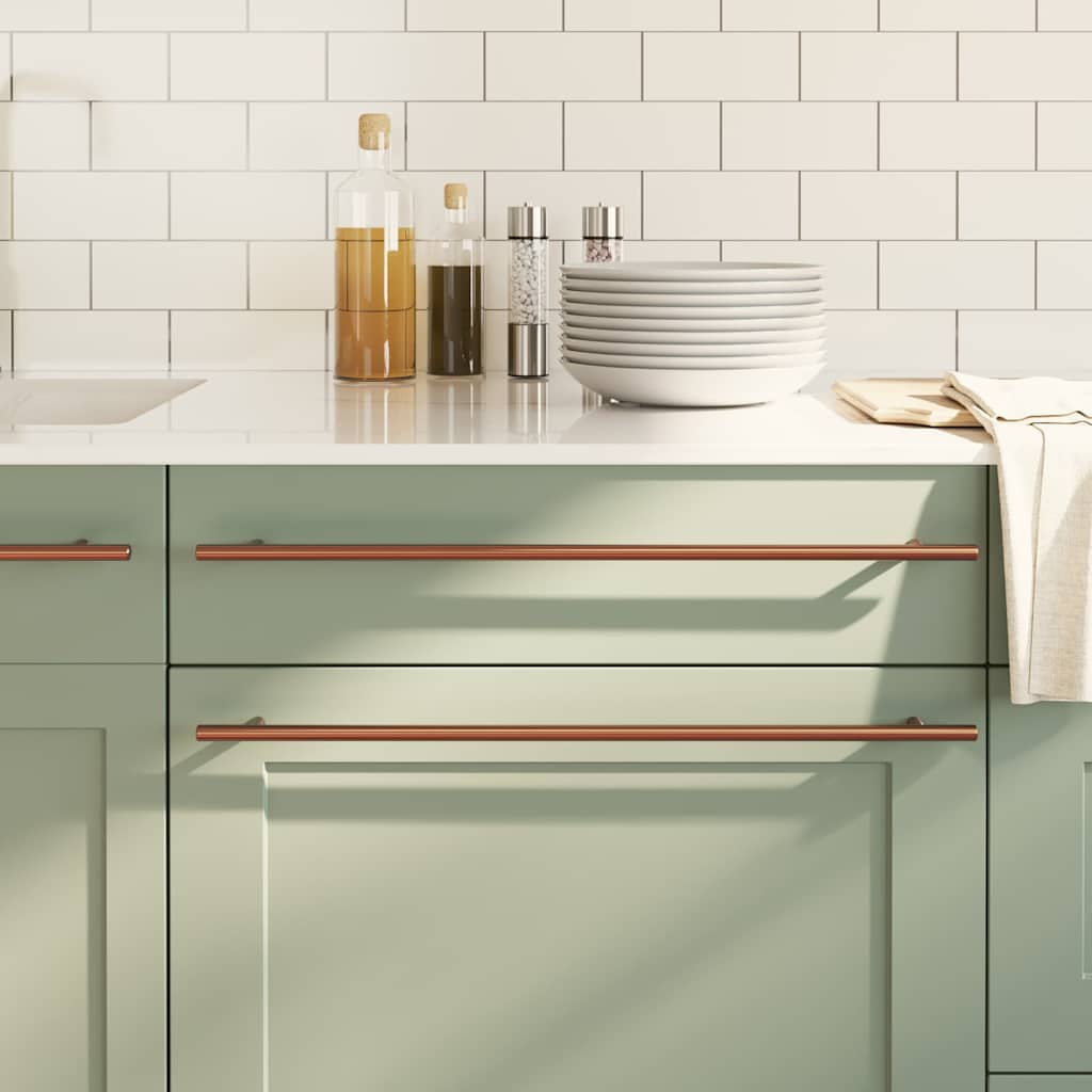 Cabinet Handles 5 pcs Bronze 480 mm Stainless Steel