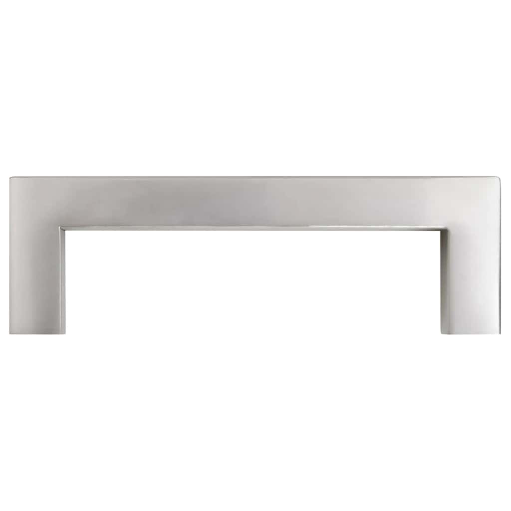 Cabinet Handles 10 pcs Silver 96 mm Stainless Steel