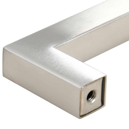 Cabinet Handles 10 pcs Silver 96 mm Stainless Steel