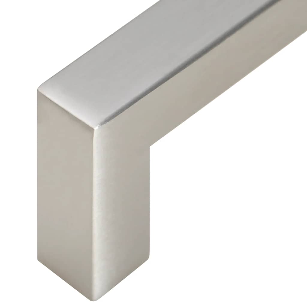 Cabinet Handles 10 pcs Silver 96 mm Stainless Steel