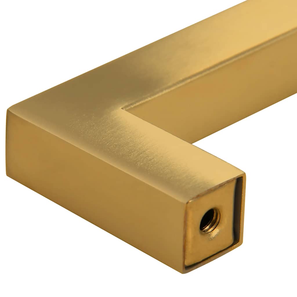 Cabinet Handles 10 pcs Gold 160 mm Stainless Steel