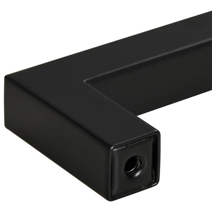 Cabinet Handles 5 pcs Black 192 mm Stainless Steel