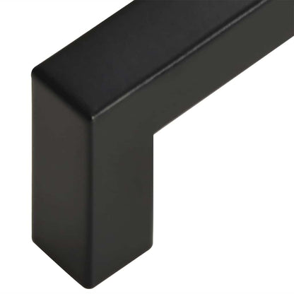 Cabinet Handles 5 pcs Black 480 mm Stainless Steel