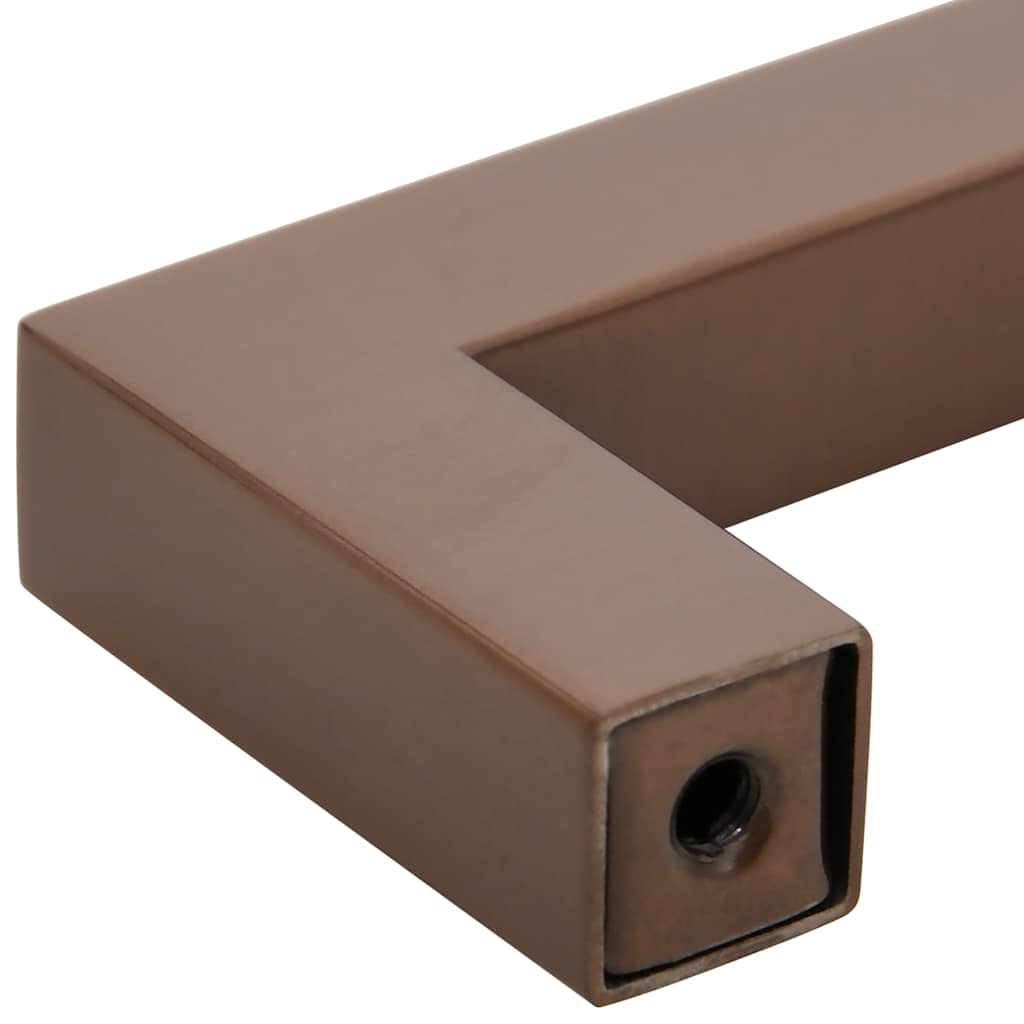 Cabinet Handles 10 pcs Bronze 64 mm Stainless Steel