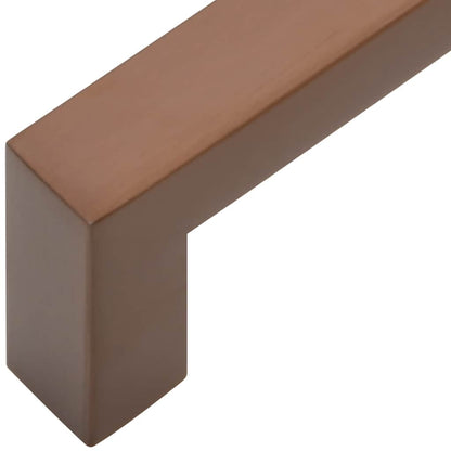 Cabinet Handles 10 pcs Bronze 96 mm Stainless Steel