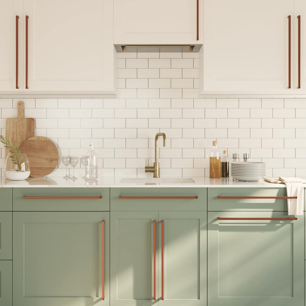 Cabinet Handles 5 pcs Bronze 480 mm Stainless Steel