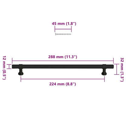 Cabinet Handle | Set of 5 | Black