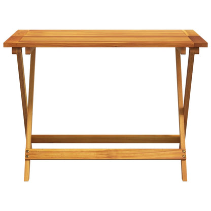 5 Piece Folding Garden Dining Set Solid Wood Acacia