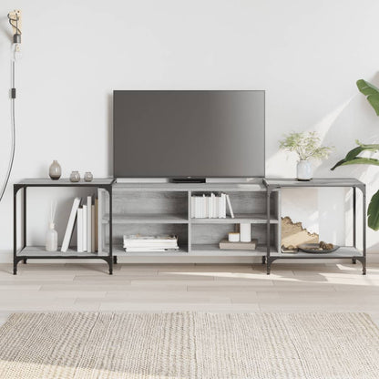 TV Cabinet Grey Sonoma 203x37x50 cm Engineered Wood