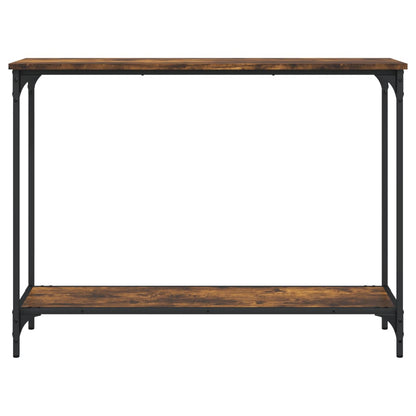 Console Table Smoked Oak 101x30,5x75 cm Engineered Wood