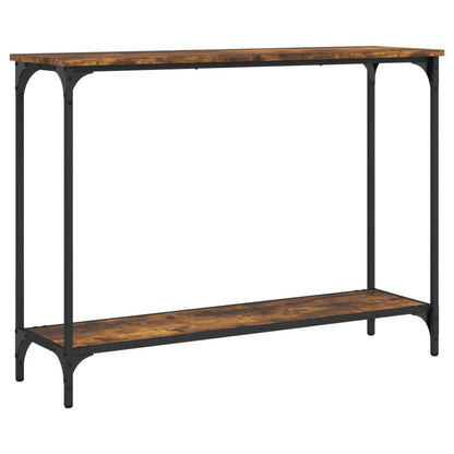 Console Table Smoked Oak 101x30,5x75 cm Engineered Wood
