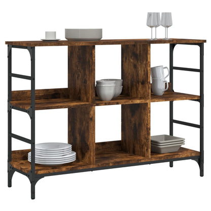 Sideboard Smoked Oak 102x32x73.5 cm Engineered Wood