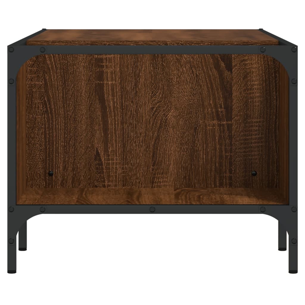 Coffee Table with Rack Brown Oak 100x51x40 cm Engineered Wood