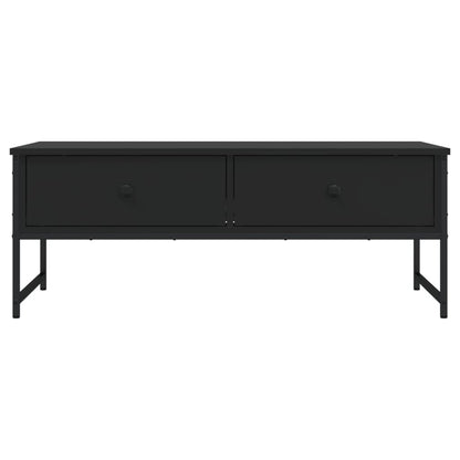 Coffee Table Black 101x49x39,5 cm Engineered Wood