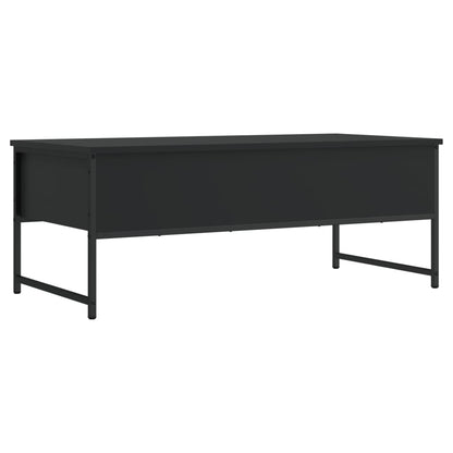 Coffee Table Black 101x49x39,5 cm Engineered Wood