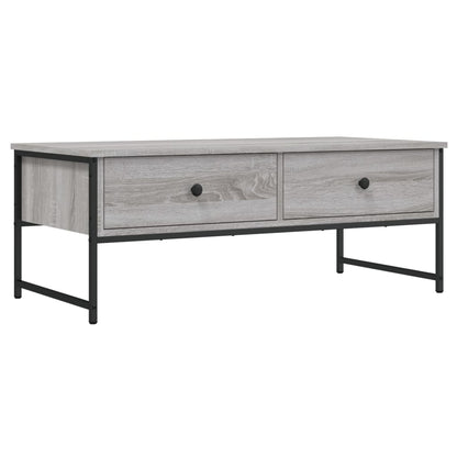 Coffee Table Grey Sonoma 101x49x39,5 cm Engineered Wood