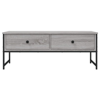 Coffee Table Grey Sonoma 101x49x39,5 cm Engineered Wood