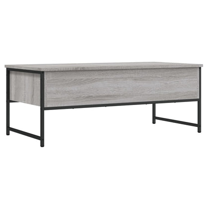 Coffee Table Grey Sonoma 101x49x39,5 cm Engineered Wood