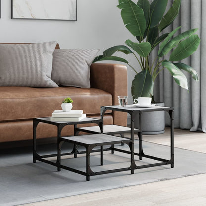 Coffee Table Grey Sonoma 68x68x40 cm Engineered Wood