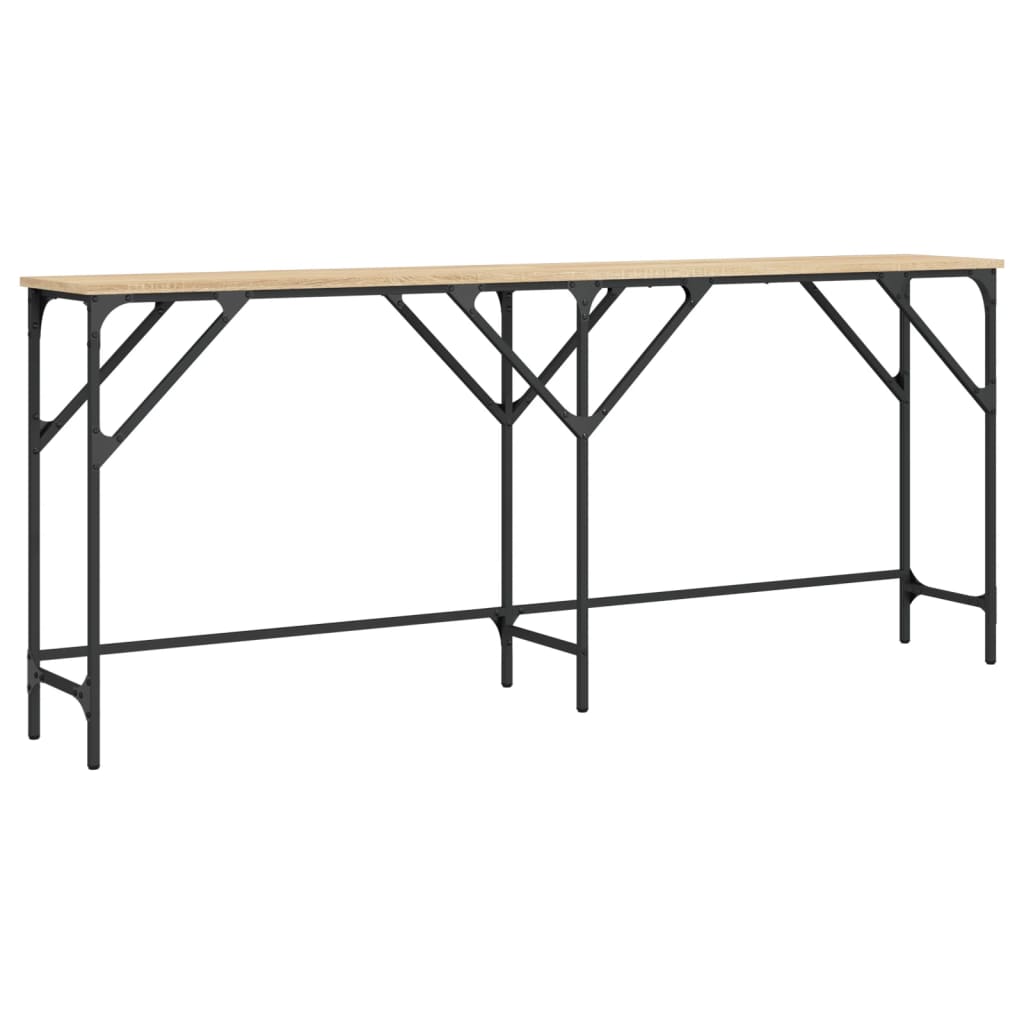 Console Table Sonoma Oak 180x29x75 cm Engineered Wood