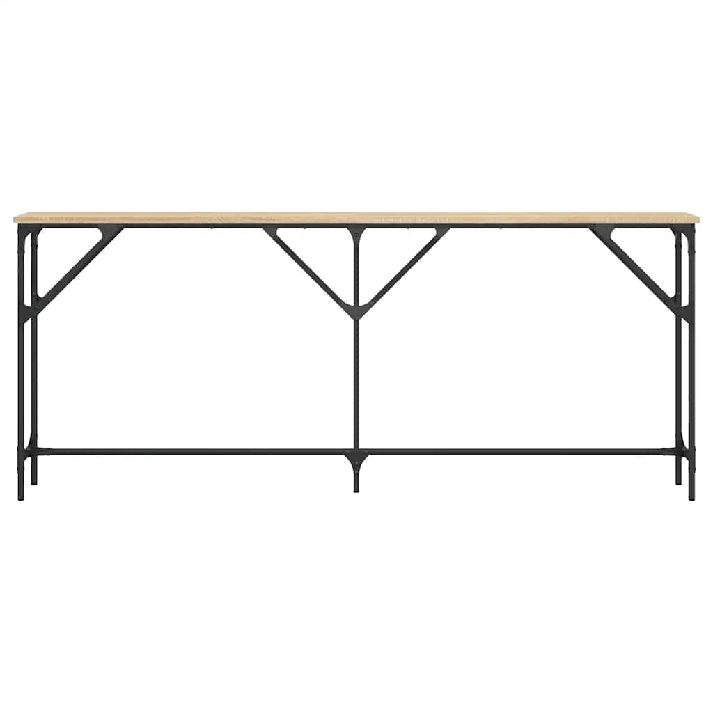 Console Table Sonoma Oak 180x23x75 cm Engineered Wood