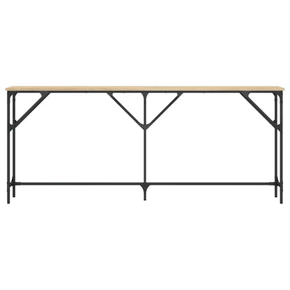 Console Table Sonoma Oak 180x23x75 cm Engineered Wood