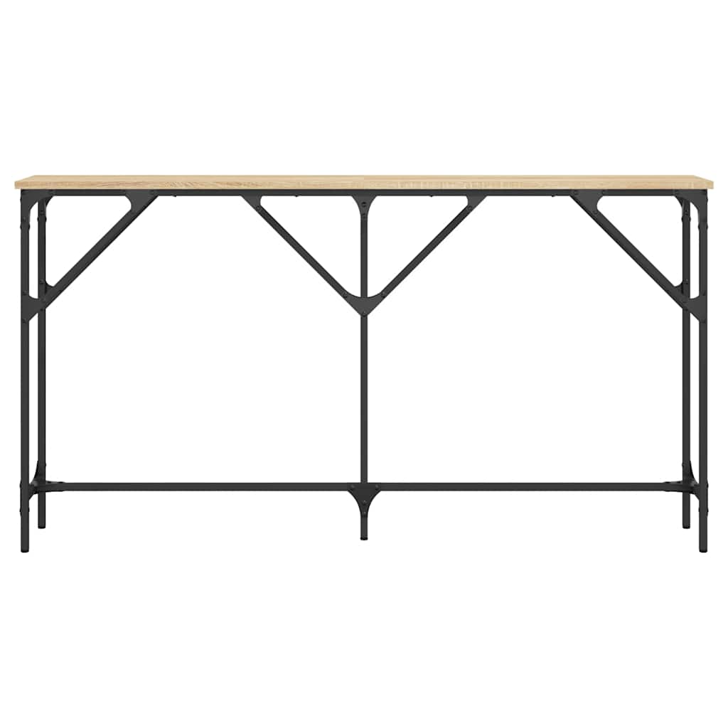 Console Table Sonoma Oak 140x23x75 cm Engineered Wood
