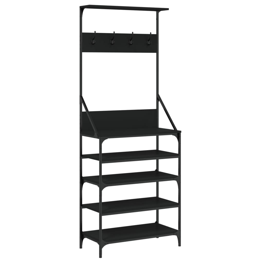 Clothes Rack | Black | Engineered wood, metal | Medium | Clothes Rack
