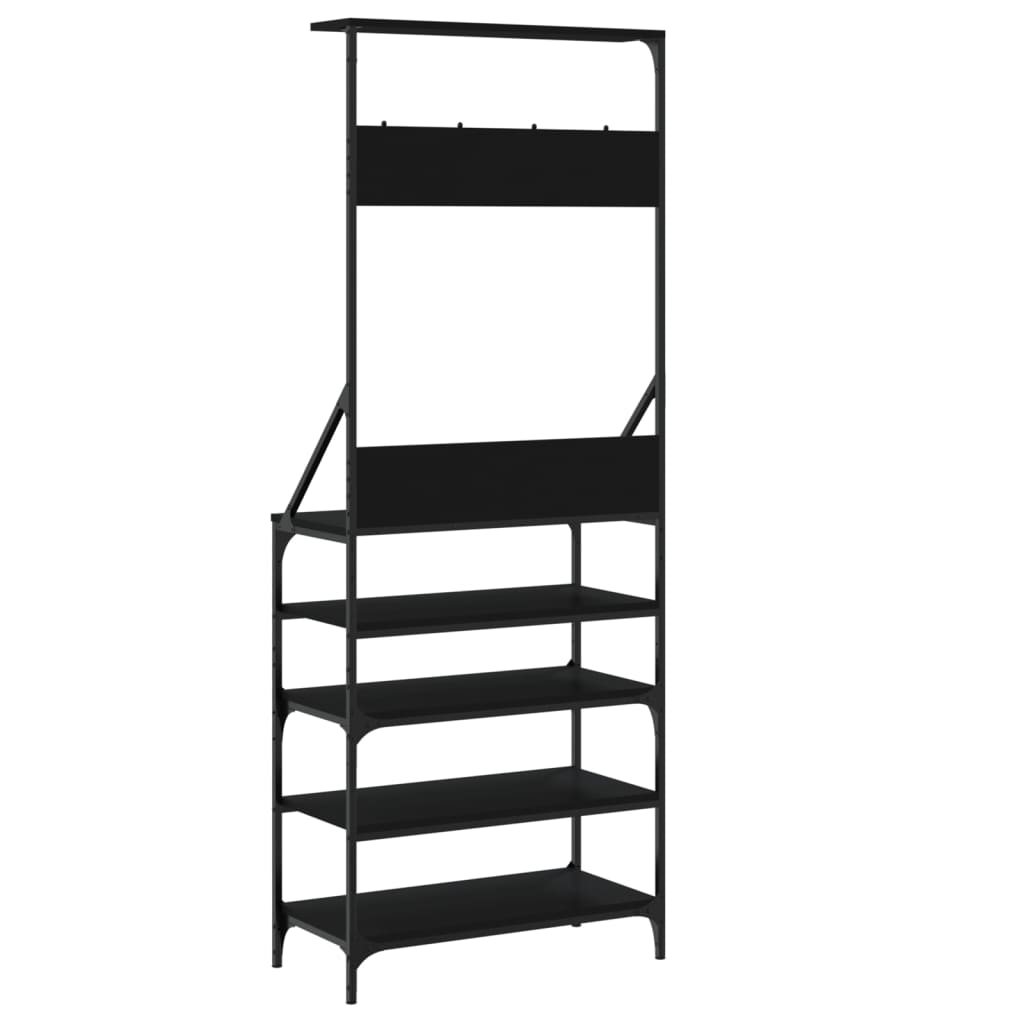 Clothes Rack | Black | Engineered wood, metal | Medium | Clothes Rack