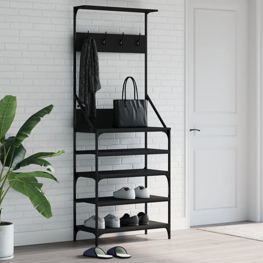Clothes Rack | Black | Engineered wood, metal | Medium | Clothes Rack