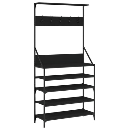 Clothes Rack | Black | Engineered wood, Metal | Medium | Clothes Rack