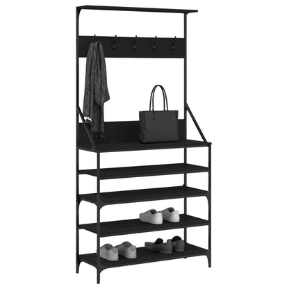 Clothes Rack | Black | Engineered wood, Metal | Medium | Clothes Rack