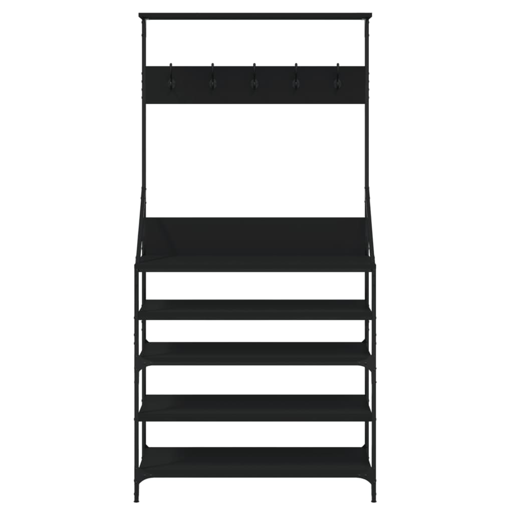 Clothes Rack | Black | Engineered wood, Metal | Medium | Clothes Rack