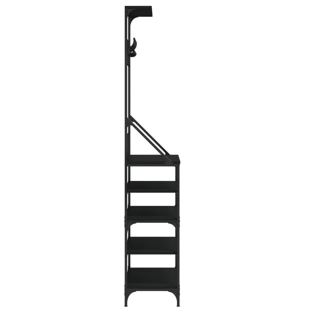 Clothes Rack | Black | Engineered wood, Metal | Medium | Clothes Rack