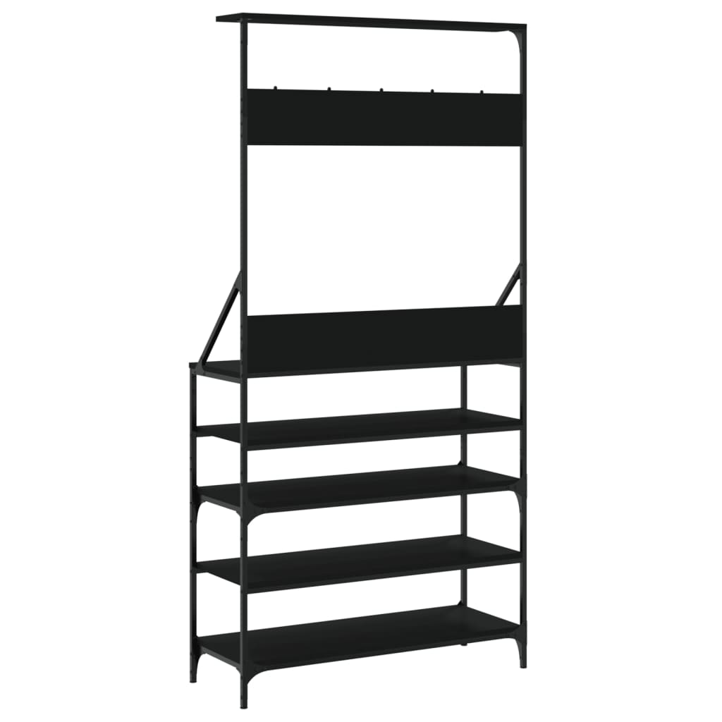 Clothes Rack | Black | Engineered wood, Metal | Medium | Clothes Rack