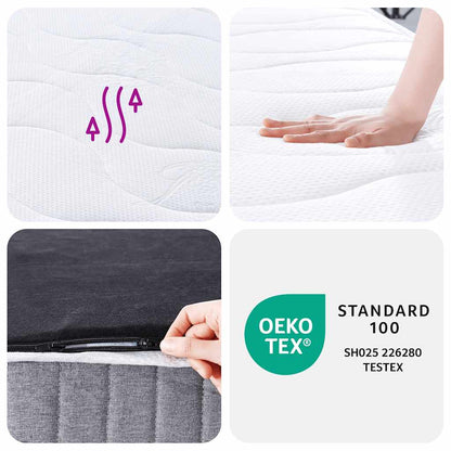 Pocket Spring Mattress Medium 140x200 cm