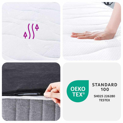 Pocket Spring Mattress Medium 90x220 cm