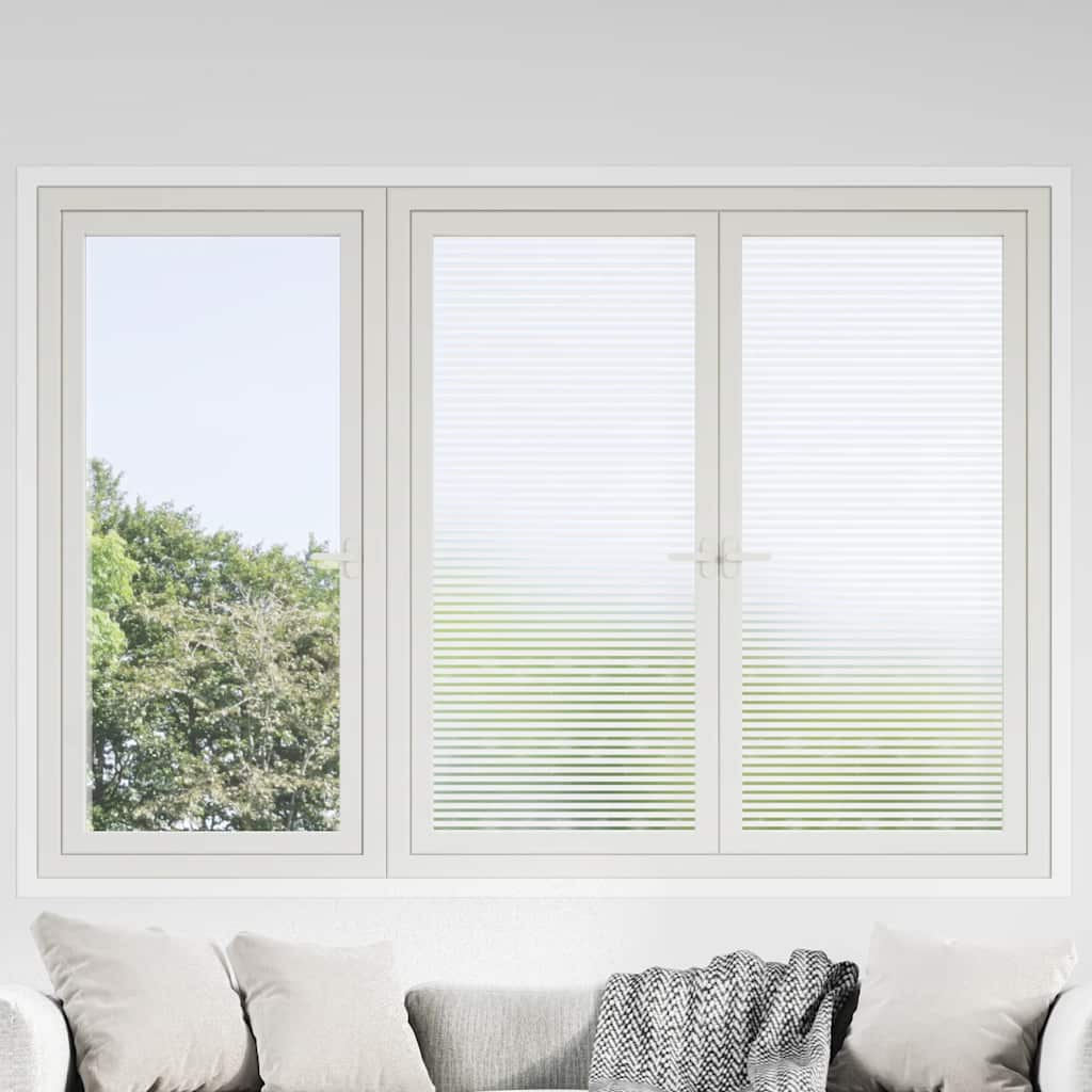 Window Films Frosted Stripes Design PVC