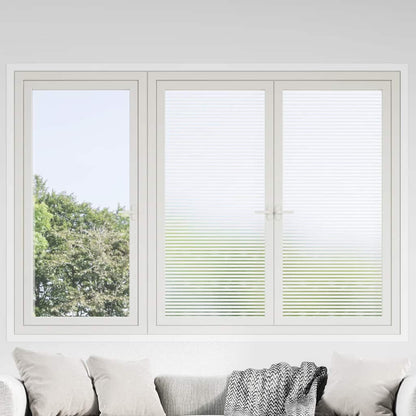 Window Films Frosted Stripes Design PVC
