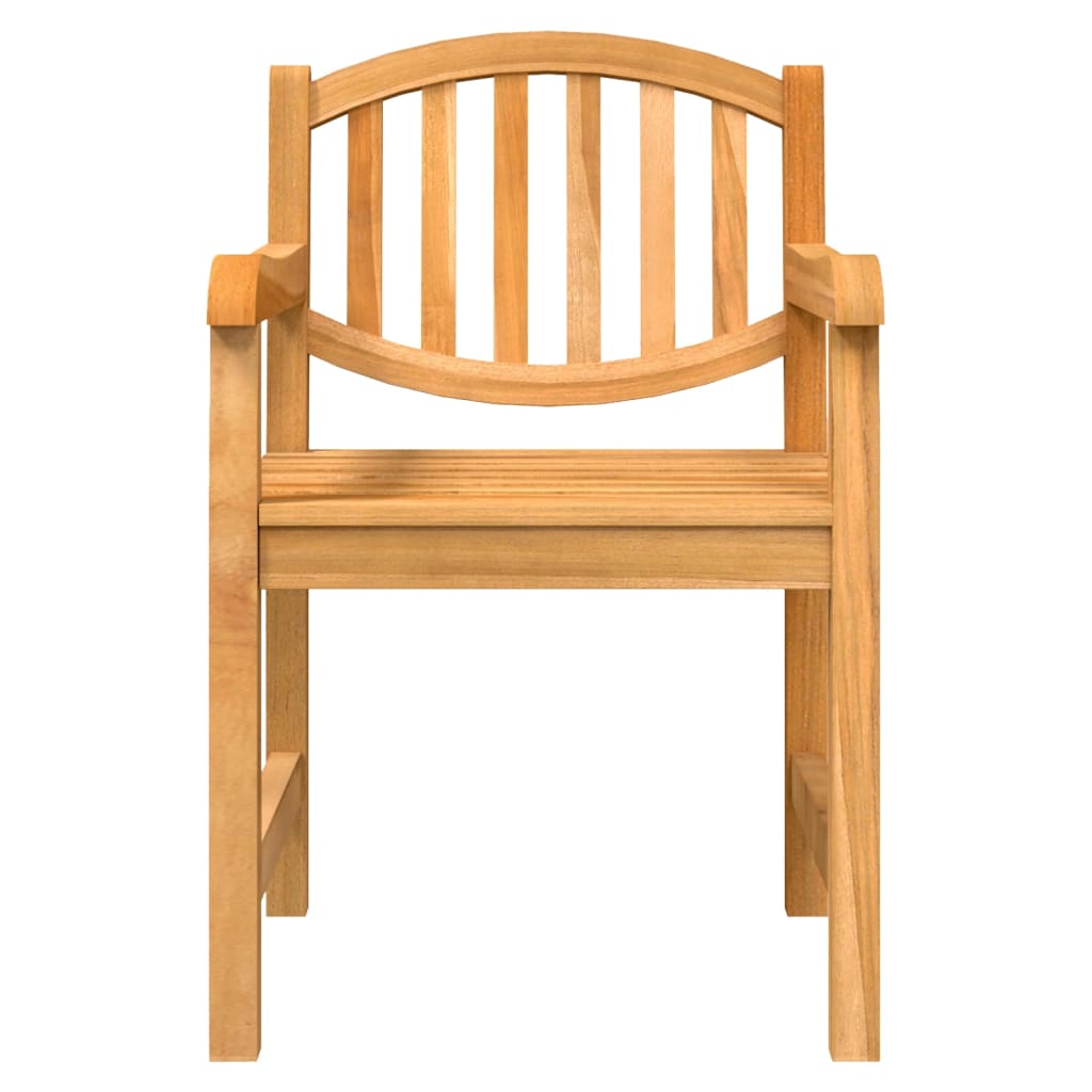 Garden Chair | Set of 4 | Teak | Solid teak wood | Standard | Stackable