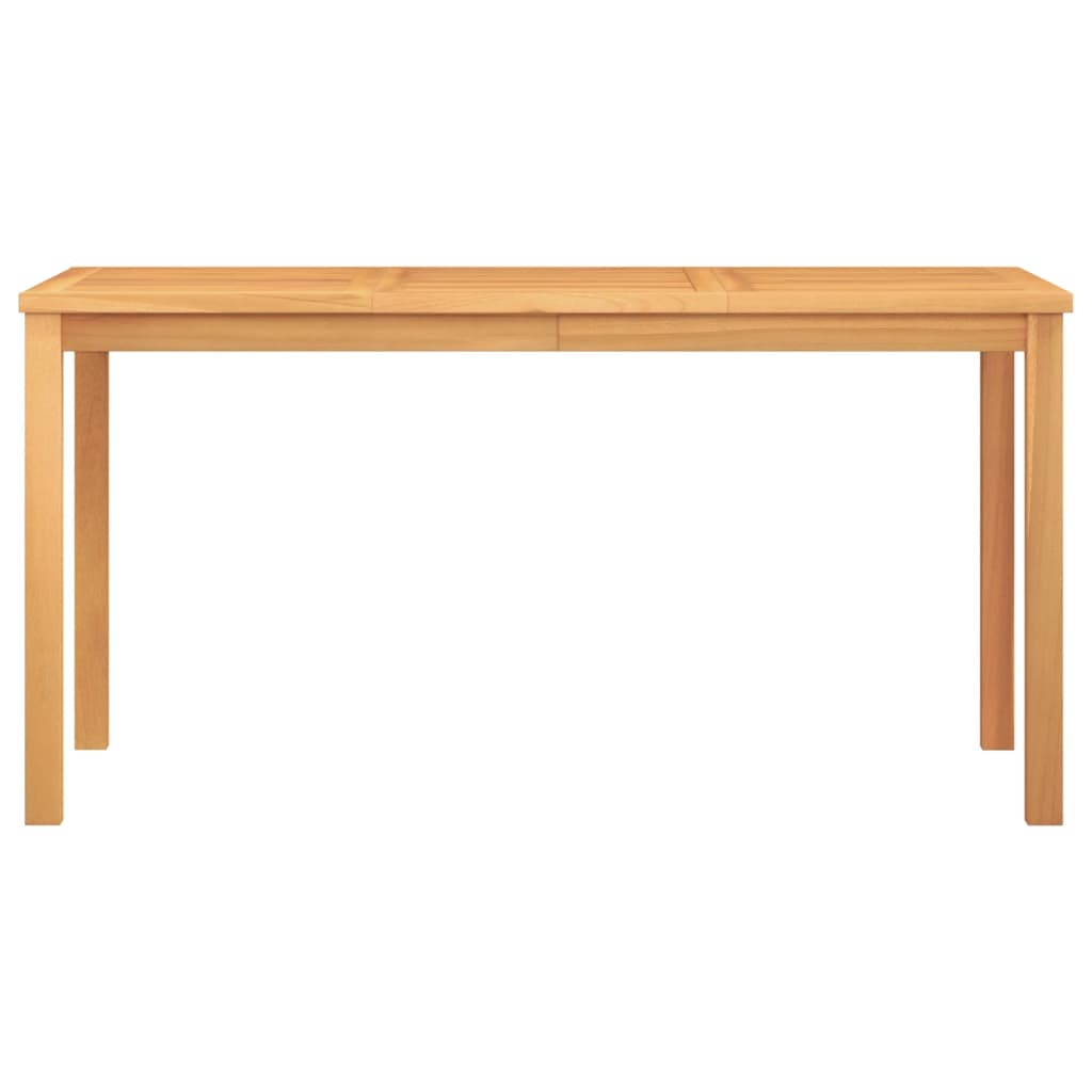 7 Piece Garden Dining Set Solid Wood Teak